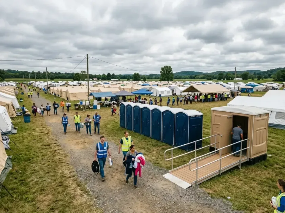 disaster-relief-camp-restrooms-010 — frequently asked questions, Dumpster & Portable Bathrooms Rental in Romeoville, IL